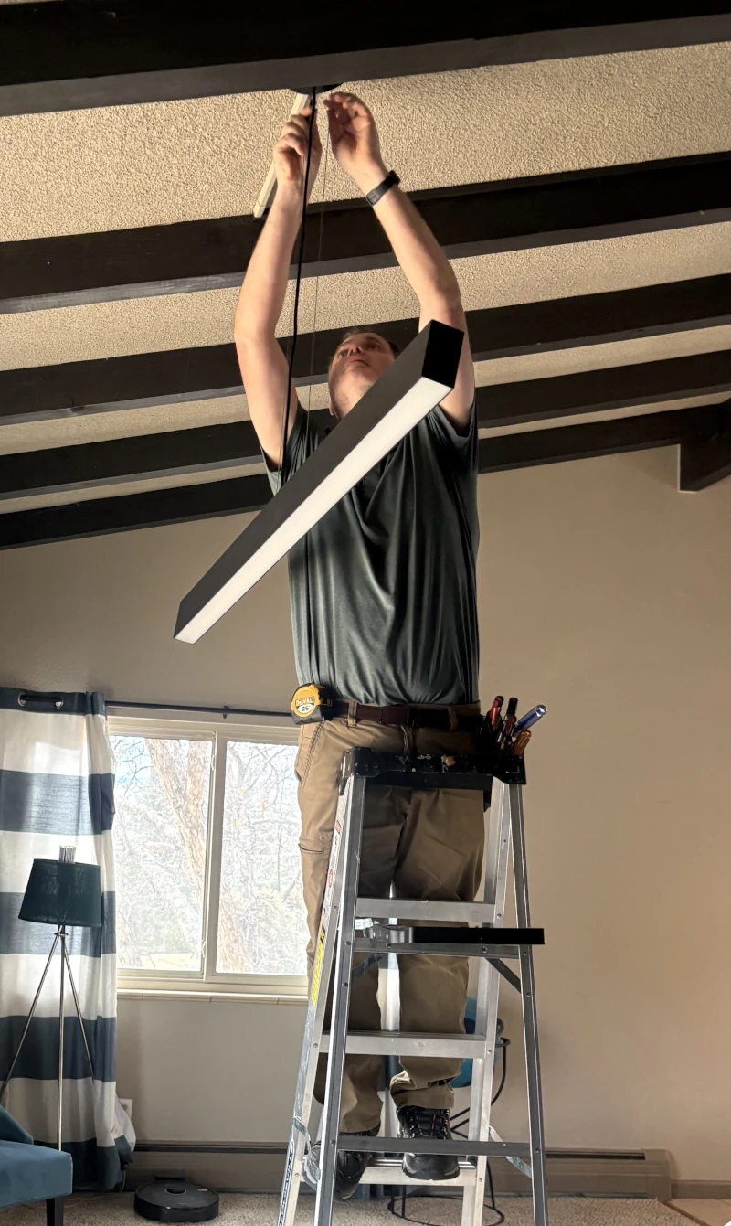Adding a new light fixture in living room